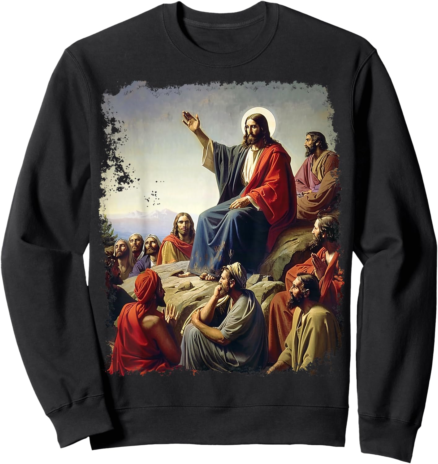 Apostle Disciple Jesus Christ Art Sweatshirt - Sweatshirt | Black
