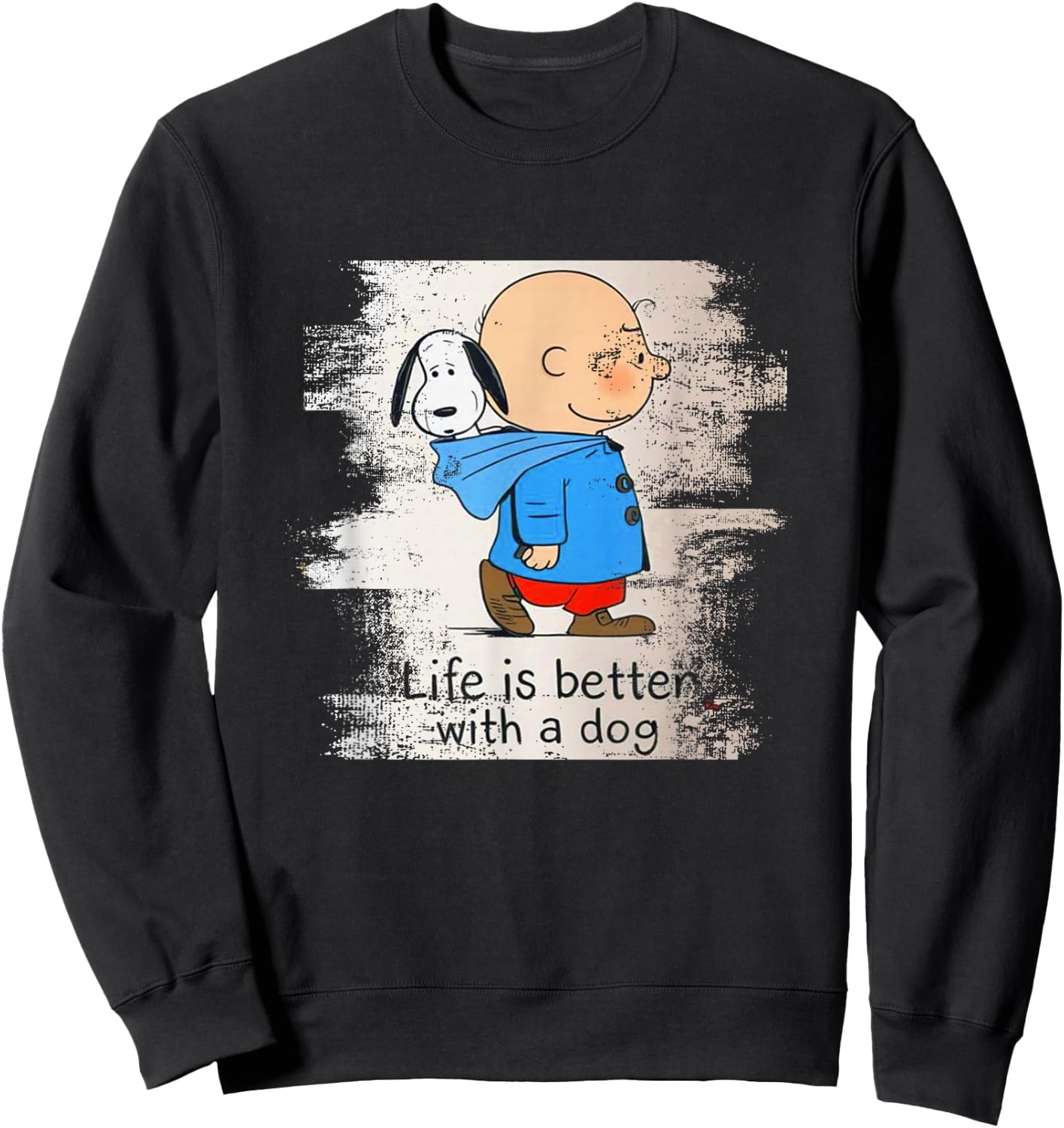Life Is Better With A Dog Sweatshirt - Sweatshirt | Black