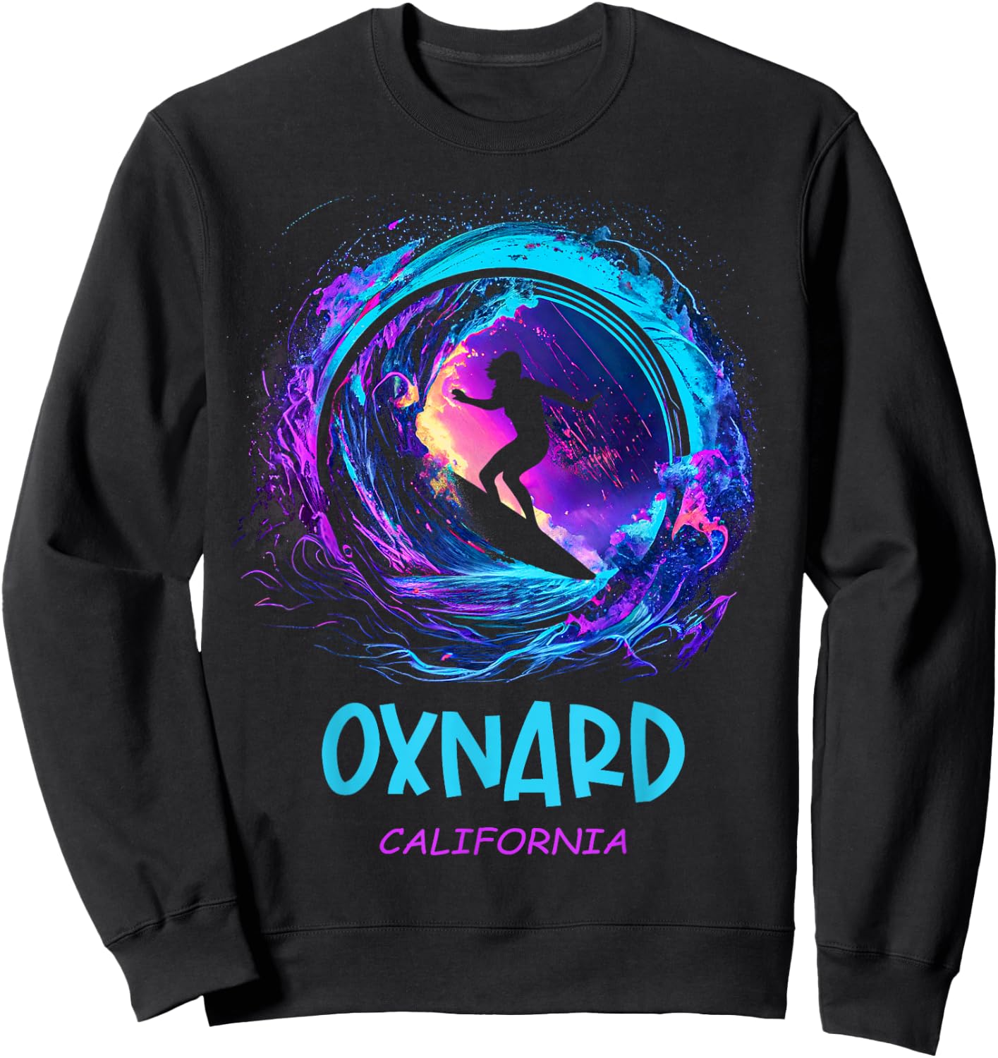 Oxnard California Sweatshirt - Sweatshirt | Black