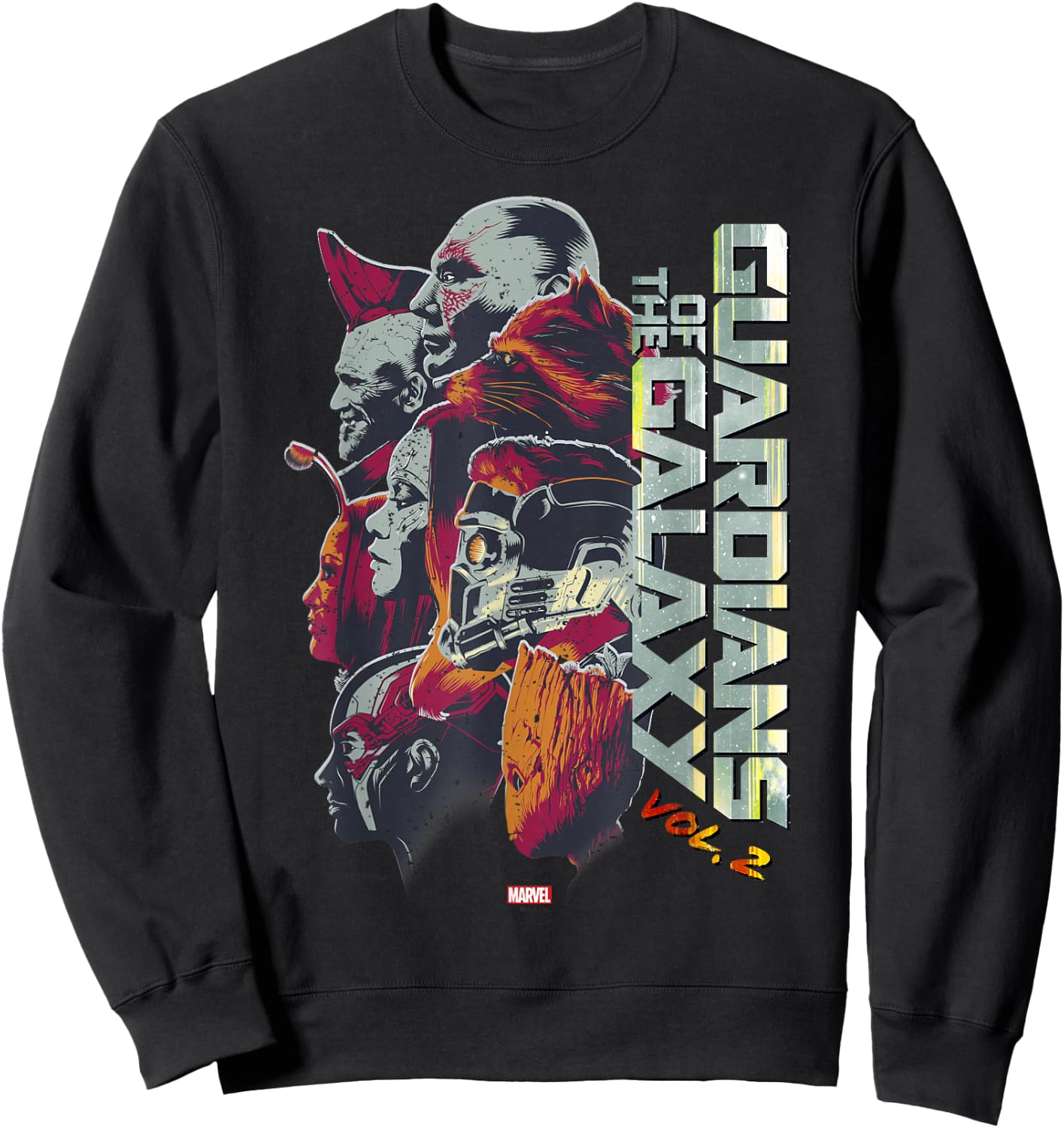 Marvel Guardians of The Galaxy Vol 2 Epic Team Profiles Sweatshirt - Sweatshirt | Black