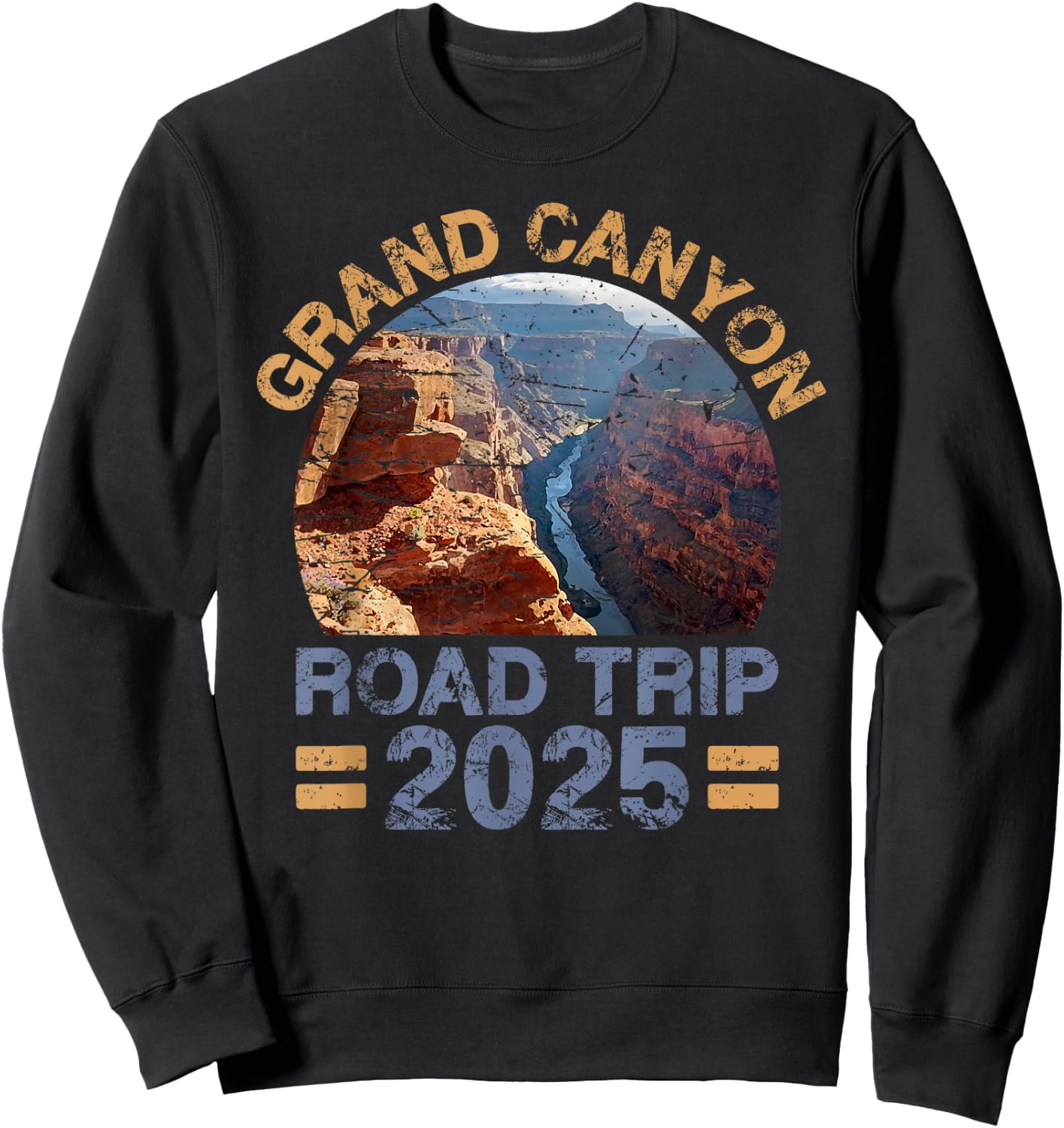 Grand Canyon National Park Road Trip 2025 Family Vacation Sweatshirt - Sweatshirt | Black