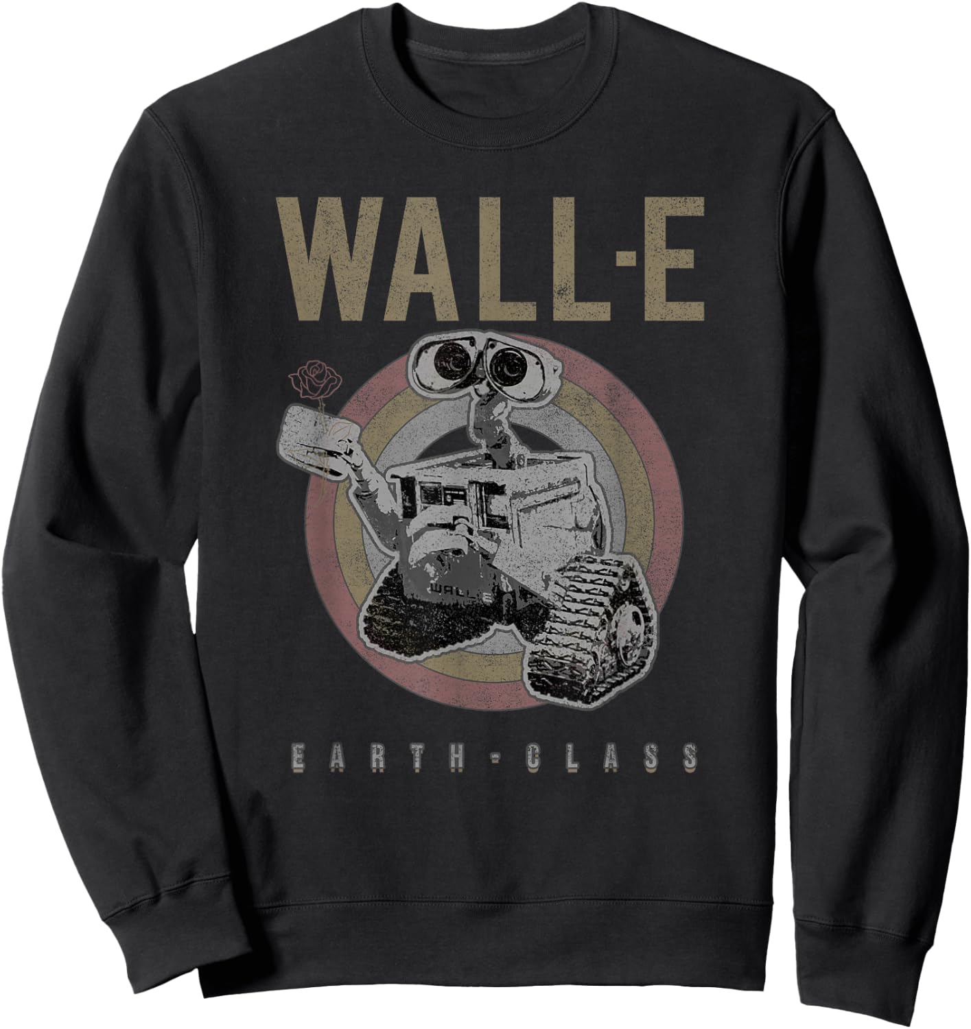 Disney Pixar Wall-E Portrait Earth Class Small Sweatshirt - Sweatshirt | Black