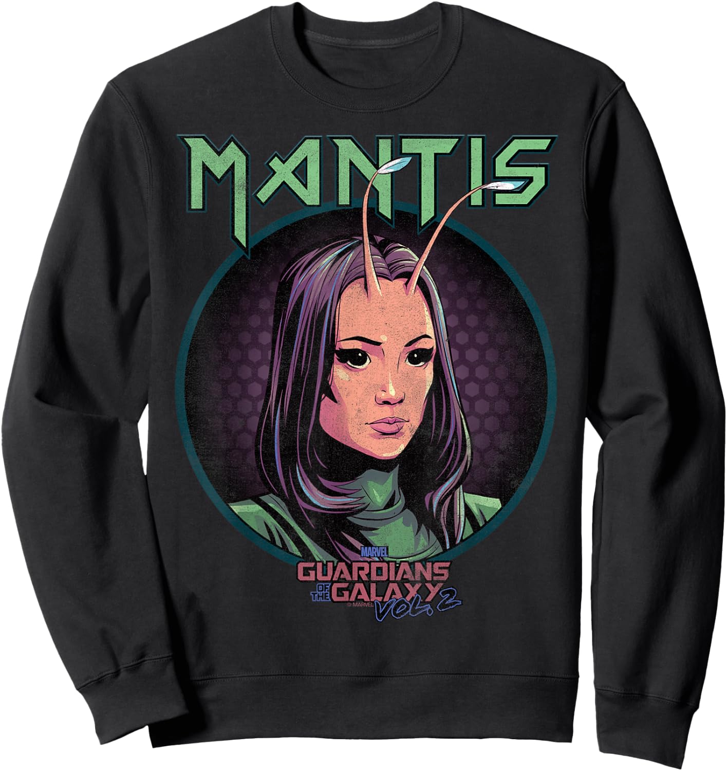 Marvel Guardians of The Galaxy Vol 2 Mantis Rock Portrait Sweatshirt - Sweatshirt | Black