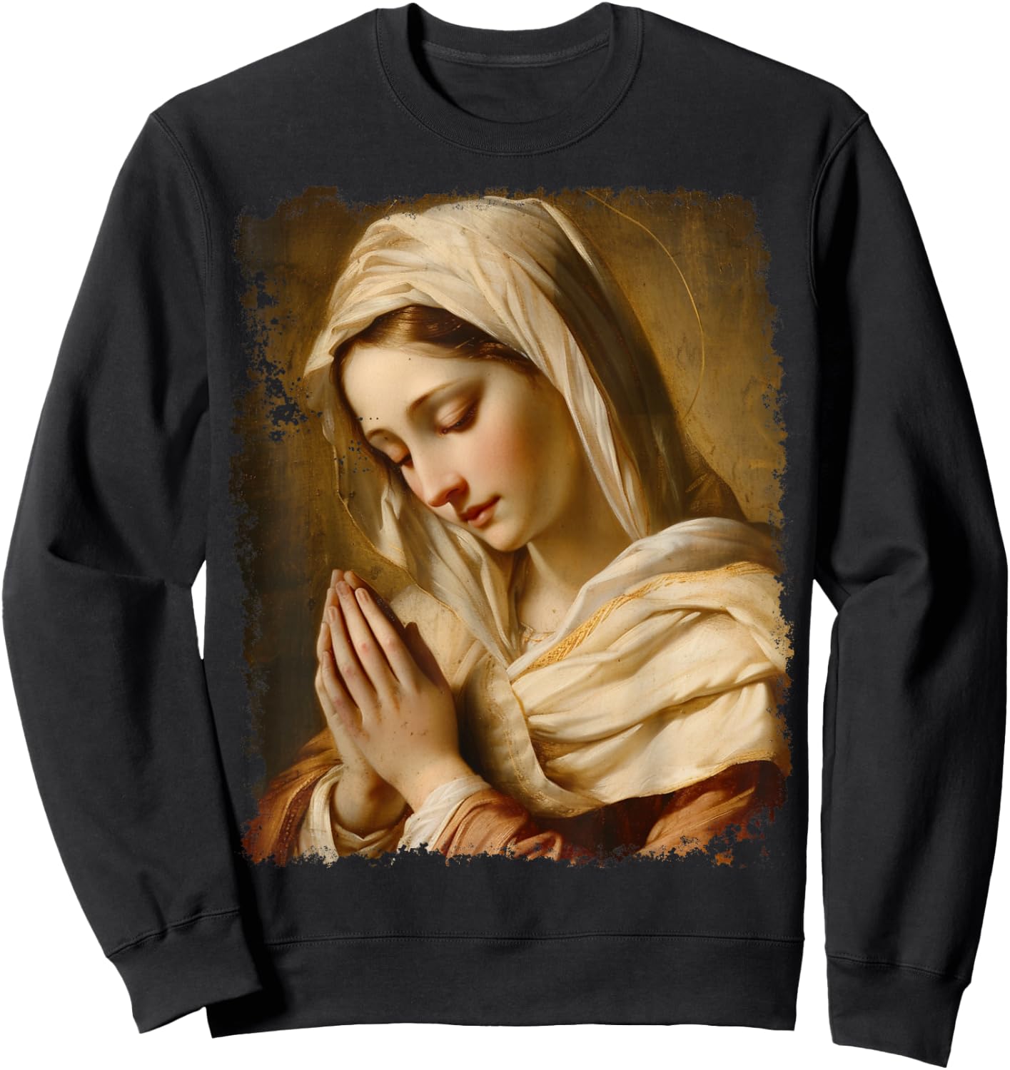 Mary Mother of Jesus Sweatshirt - Sweatshirt | Black