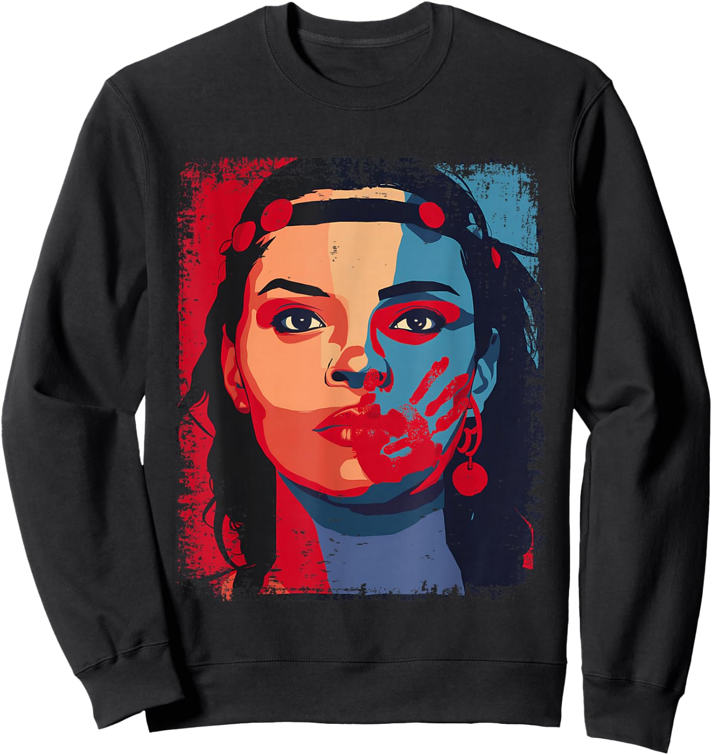 Honor Awareness I Wear Red For My Sister Sweatshirt - Sweatshirt | Black