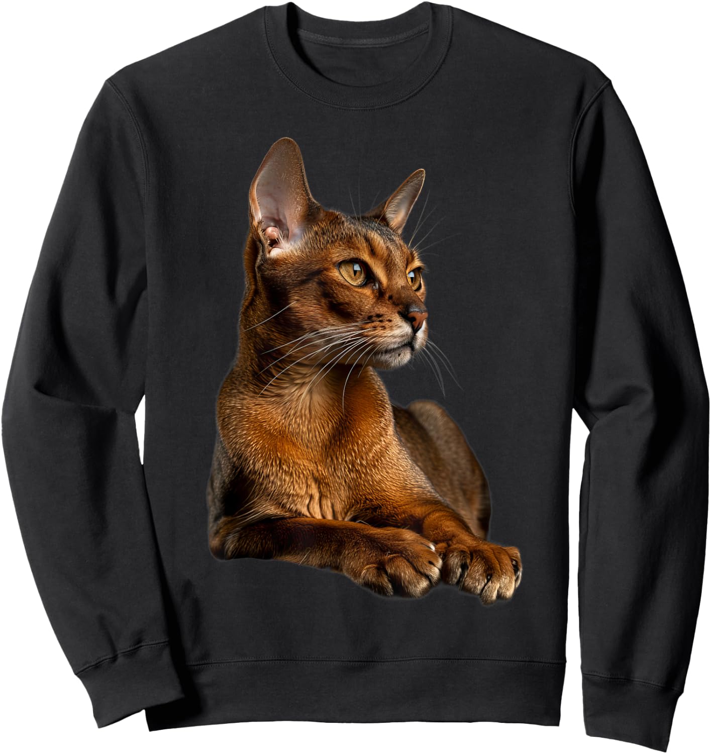 Abyssinian Cat Sweatshirt - Sweatshirt | Black
