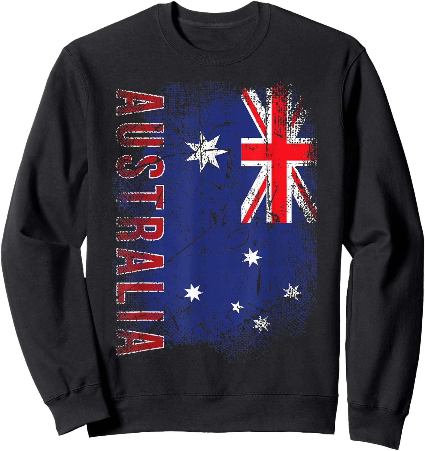 Flag Of Australia Day Australian Love Australia Sweatshirt - Sweatshirt | Black