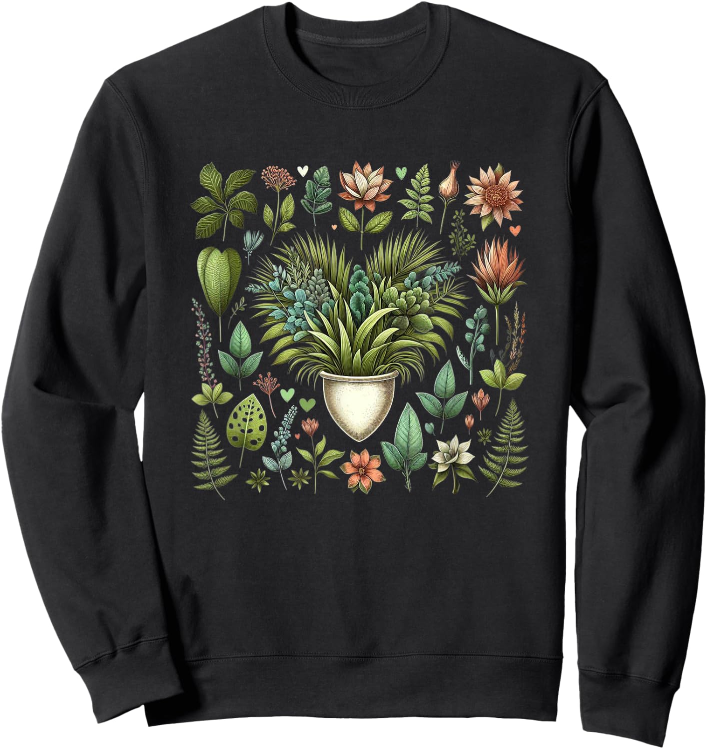 Plants Love collection Gardening cool for Father Gardner Sweatshirt - Sweatshirt | Black