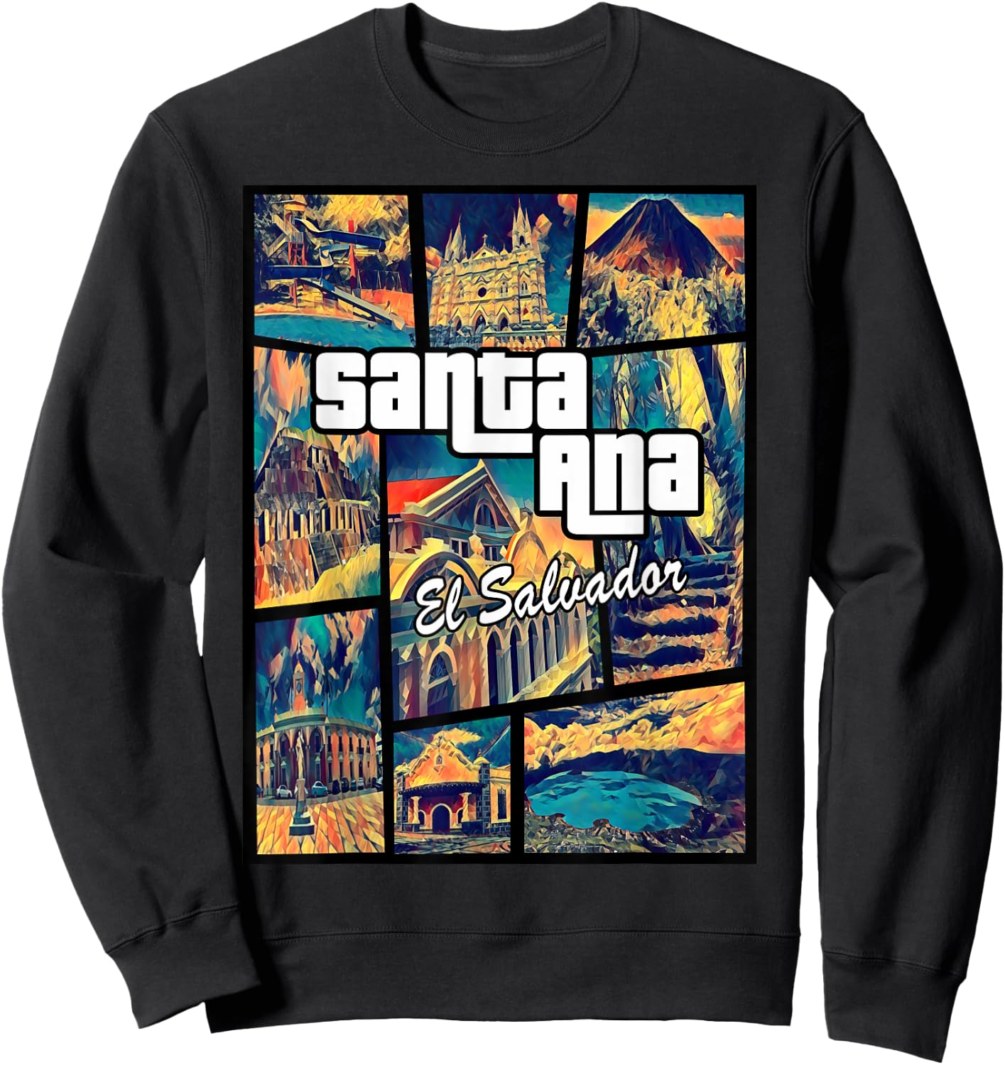 Santa Ana El Salvador Proud Santaneco Sweatshirt - Sweatshirt | Black
