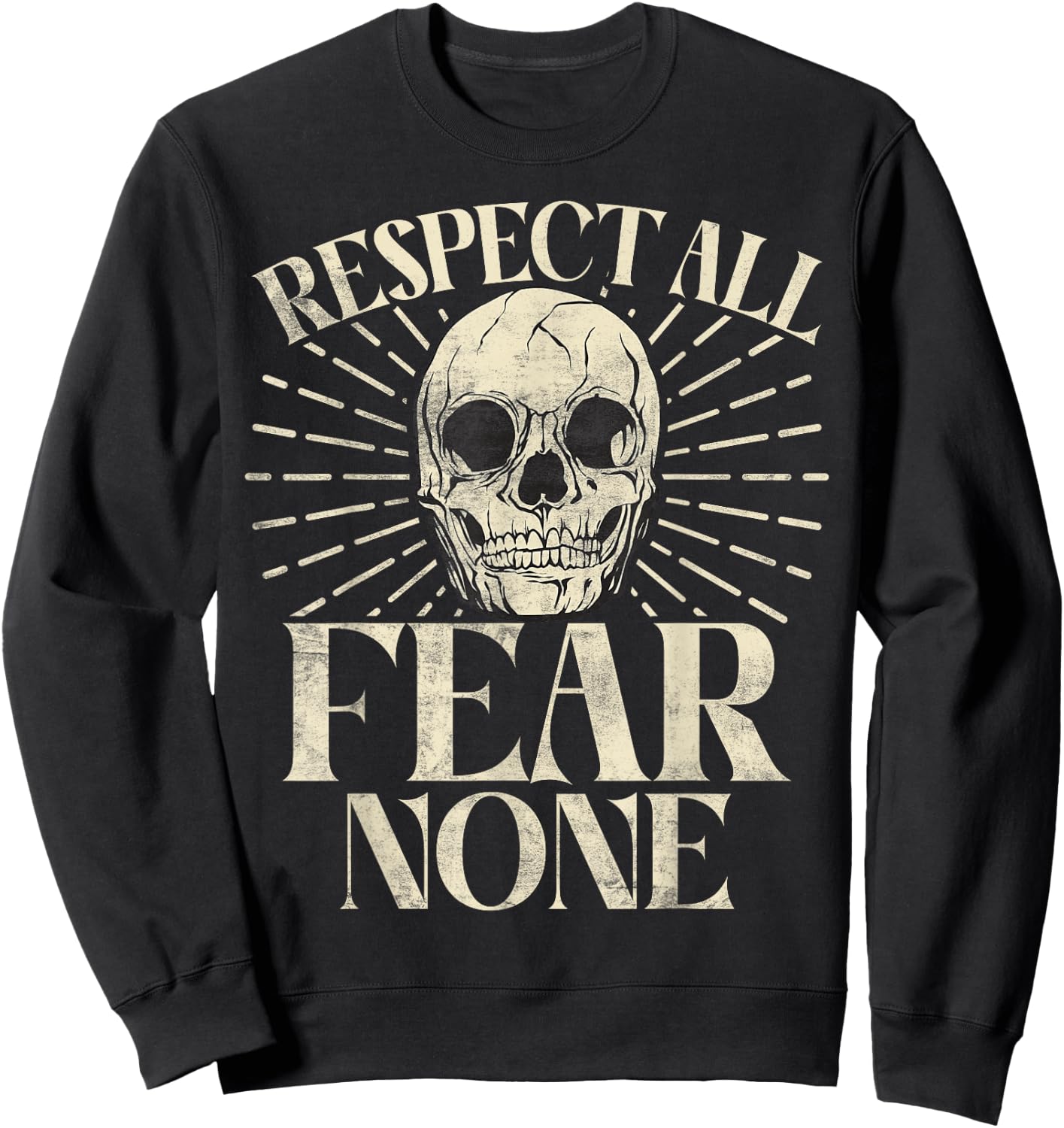 Respect all Fear None Sport Team Sweatshirt - Sweatshirt | Black
