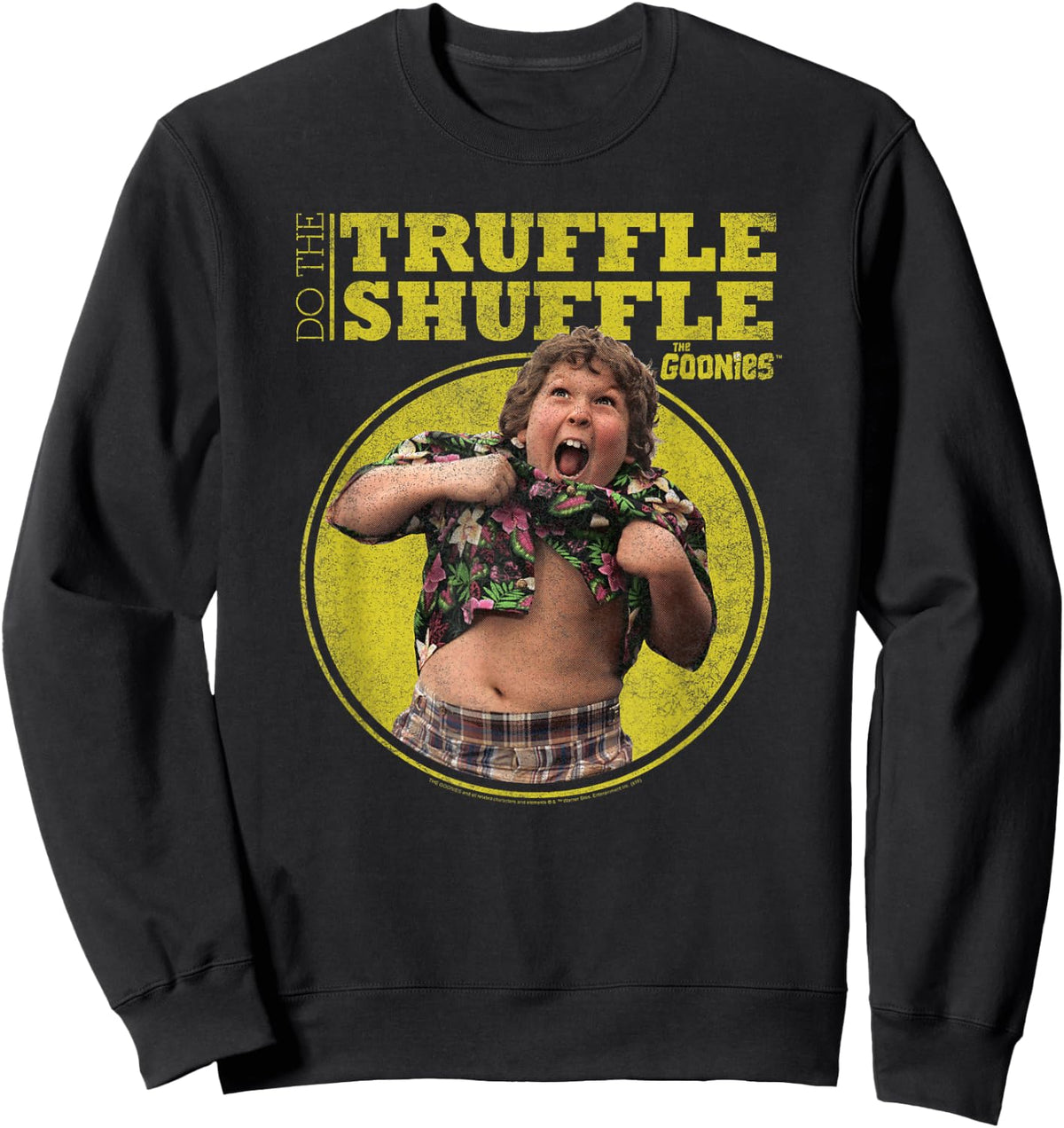 The Goonies Chunk Truffle Shuffle Sweatshirt - Sweatshirt | Black