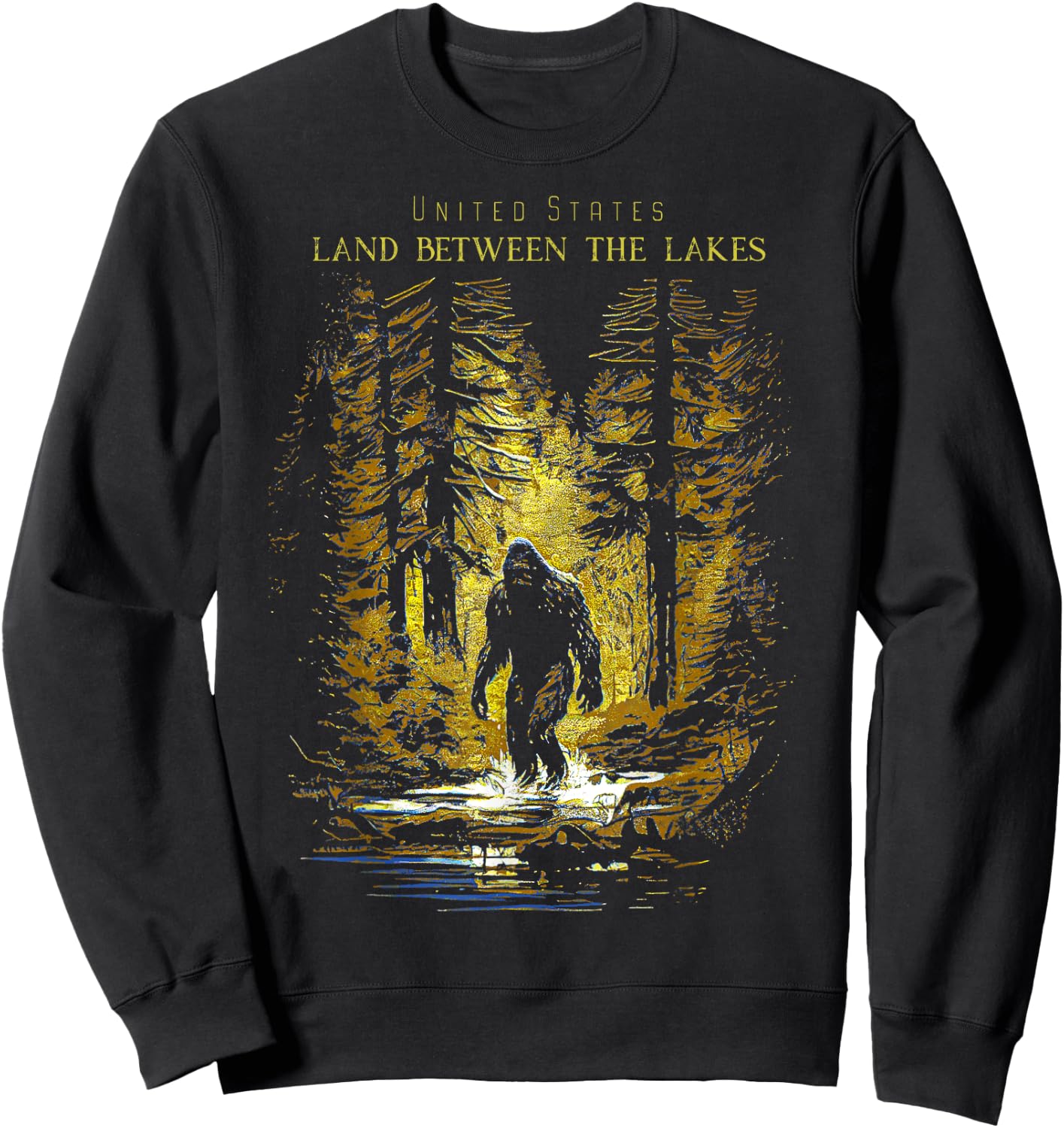 Land Between the Lakes United States Sweatshirt - Sweatshirt | Black