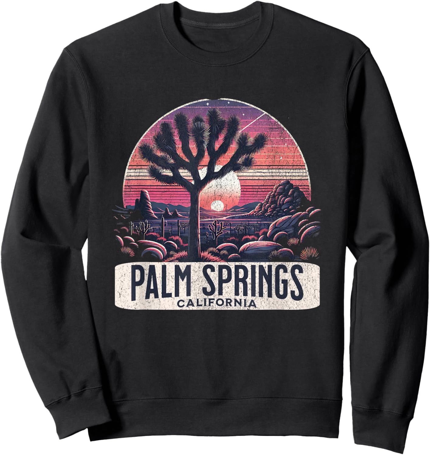 Palm Springs Sweatshirt - Sweatshirt | Black