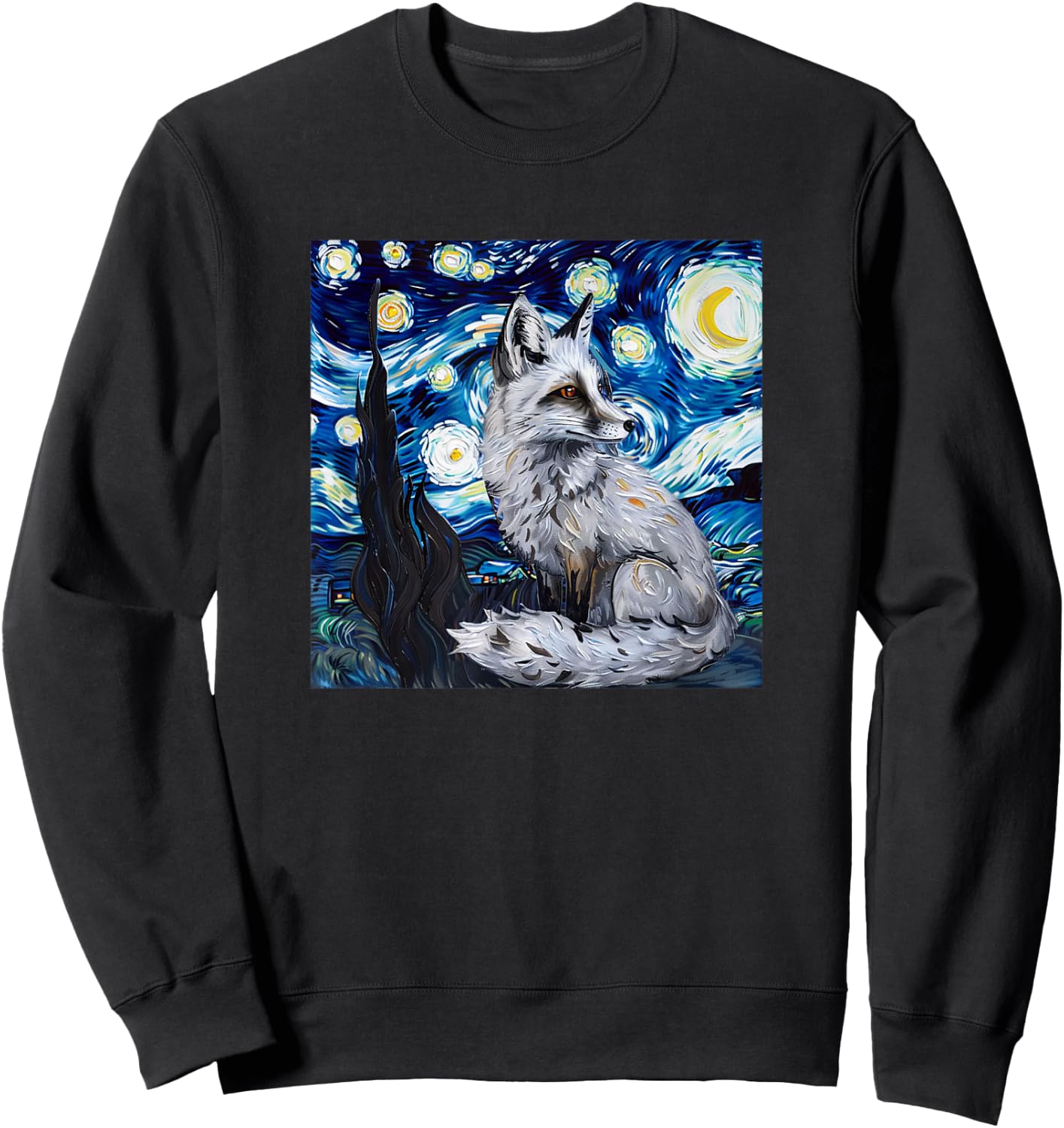 Canadian Marble Fox Sweatshirt - Sweatshirt | Black