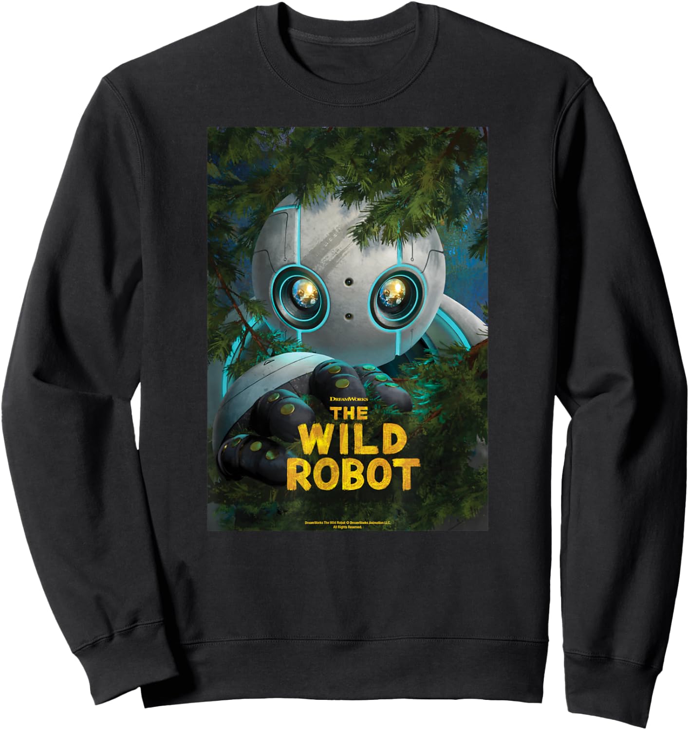 DreamWorks The Wild Robot Poster Sweatshirt - Sweatshirt | Black