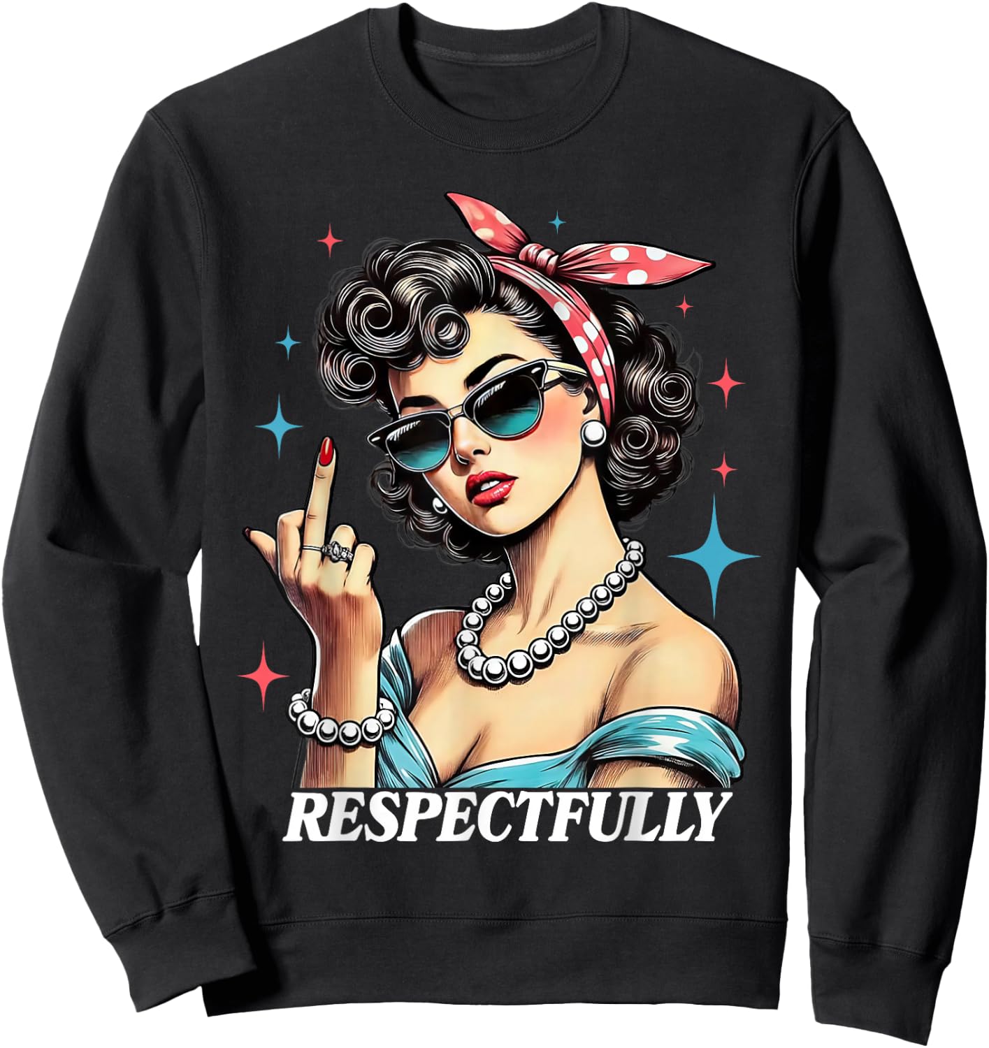 Respectfully Women Sweatshirt - Sweatshirt | Black