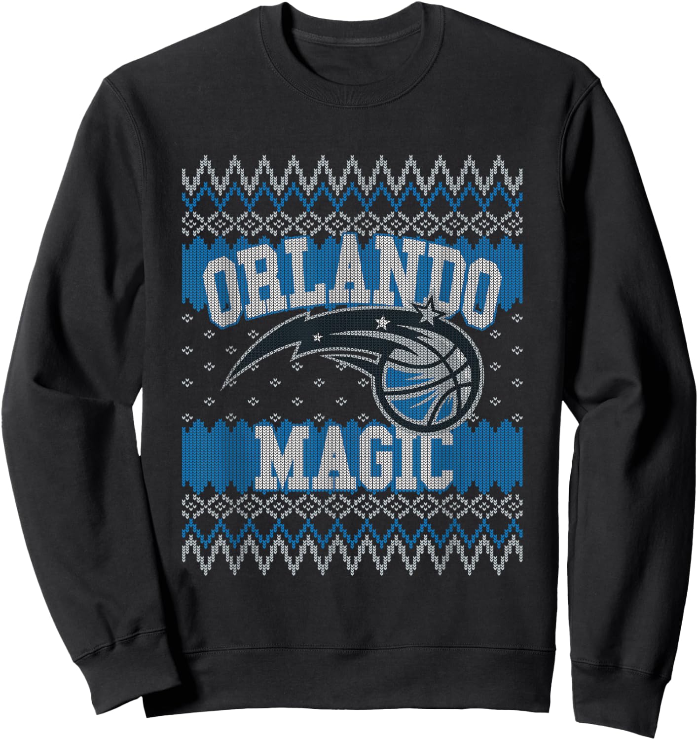 NBA Orlando Magic Ugly Christmas Sweater Style Sweatshirt - Sweatshirt | Black