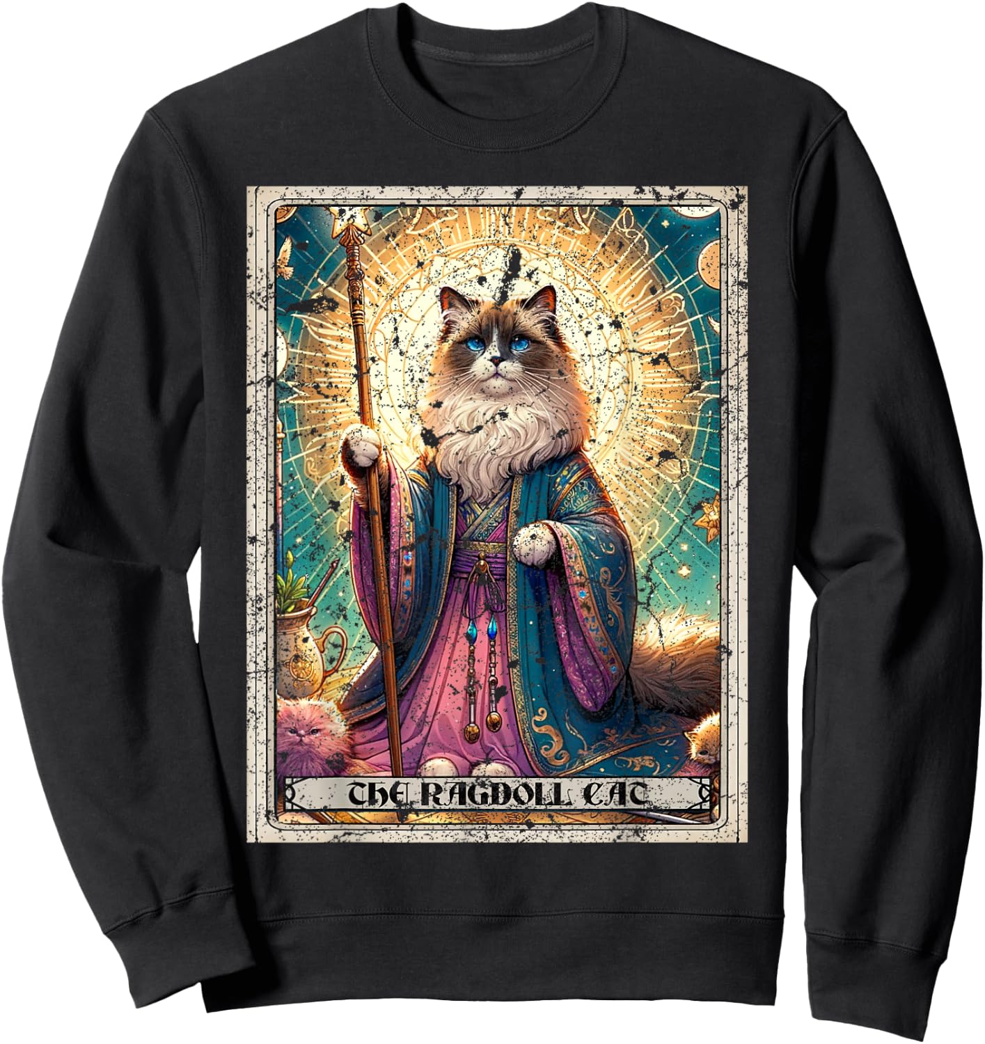 Ragdoll Cat Sweatshirt - Sweatshirt | Black
