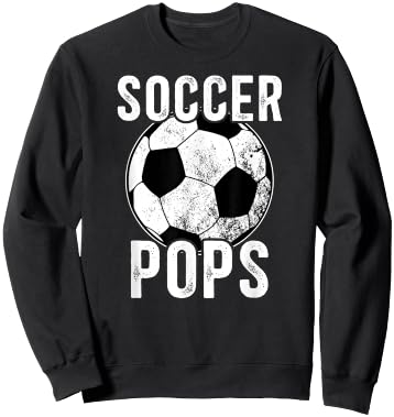 Soccer Pops Grandpa Pops Of A Soccer Player Pops Sweatshirt - Sweatshirt | Black