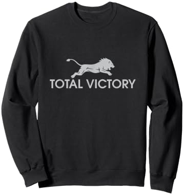 Total Victory Lion Of Judah Iron Zion Hebrew Warrior Hanukka Sweatshirt - Sweatshirt | Black
