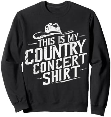 This Is My Country Concert Sweatshirt - Sweatshirt | Black
