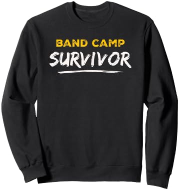 Marching Band Camp Survivor Sweatshirt - Sweatshirt | Black