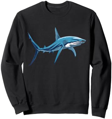Thresher Shark 80s Sweatshirt - Sweatshirt | Black