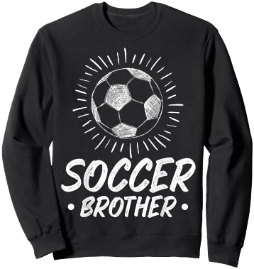 Soccer Brother Soccer Fans Brother Soccer Family Brother Sweatshirt - Sweatshirt | Black