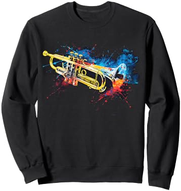 Men, Women and Kids Trumpet Sweatshirt - Sweatshirt | Black
