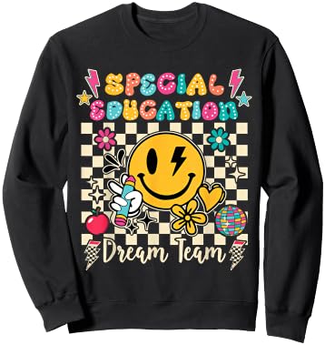 Ese Dream Team Exceptional Education Sped Ed Special Teacher Sweatshirt - Sweatshirt | Black