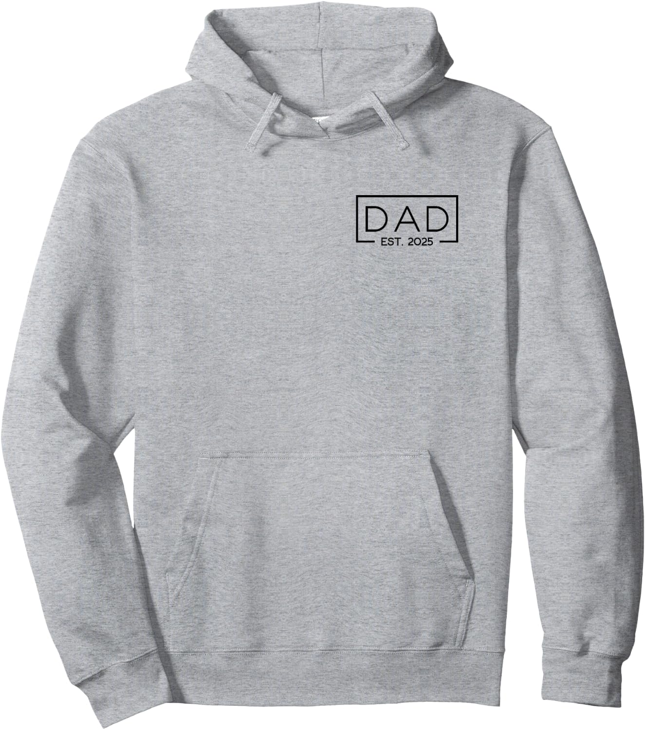 Dad 2025 Father 2025 Dad Since 2025 Dad Est 2025 Hoodie - Hoodie | Ash