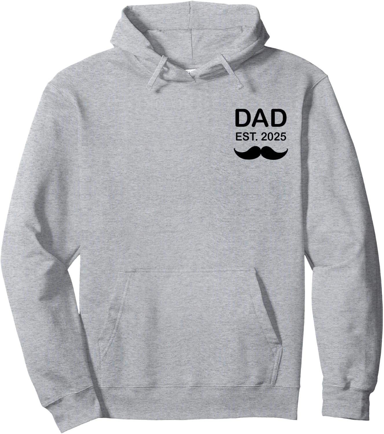 Dad Est. 2025 Dad 2025 loading New Dad 2025 Hoodie - Hoodie | Ash