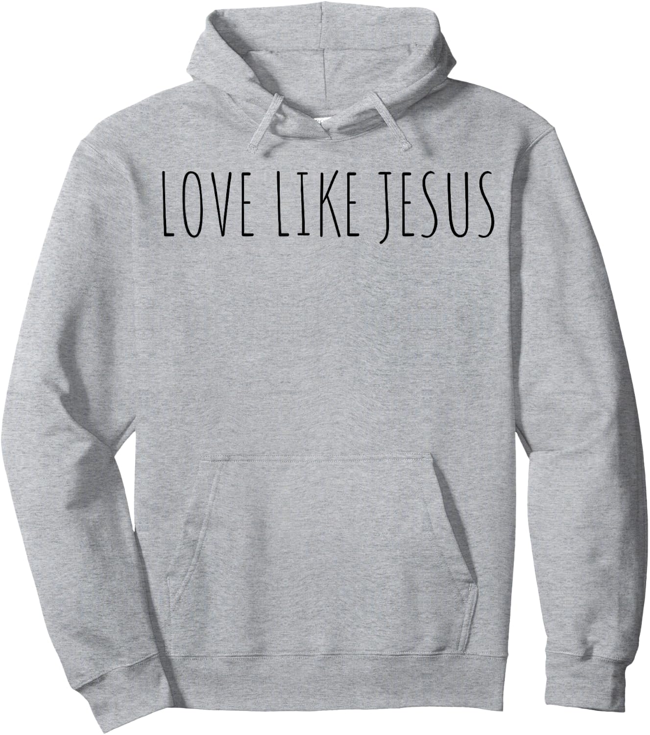Love like Jesus Christian Hoodie - Hoodie | Ash