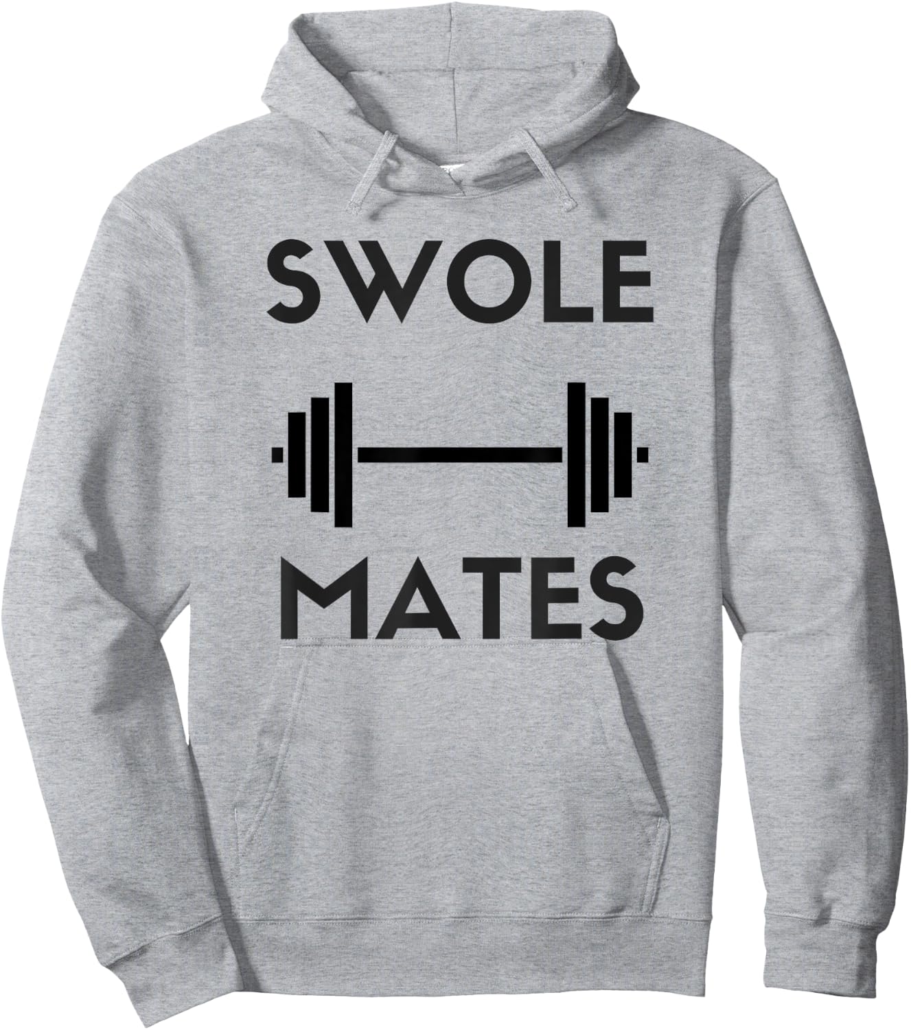 Swole Mates - Funny Gym Hoodie - Hoodie | Ash