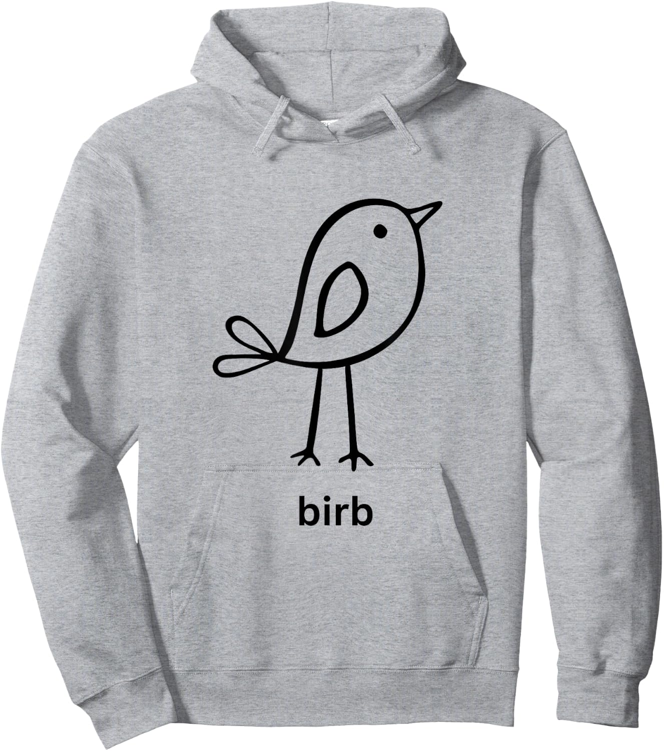 Funny Birb Shirt Cute Doggo Lingo Birb Meme Bird Hoodie - Hoodie | Ash