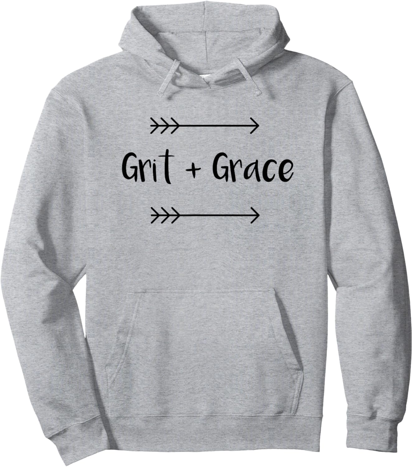 Cute Grit and Grace Arrow Hoodie - Hoodie | Ash