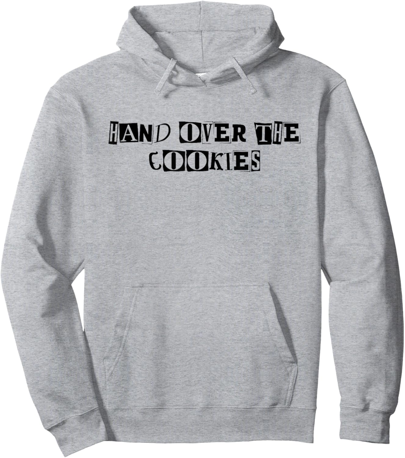 Cookie Ransom Note Bakery Hoodie - Hoodie | Ash