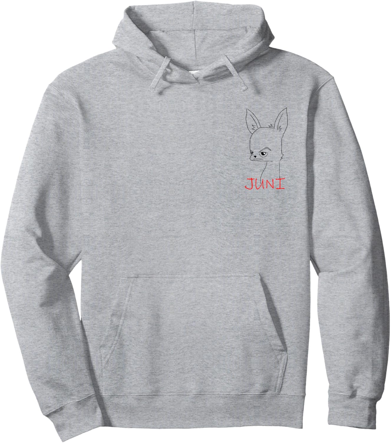 JUNI Desert Fox Hoodie - Hoodie | Ash