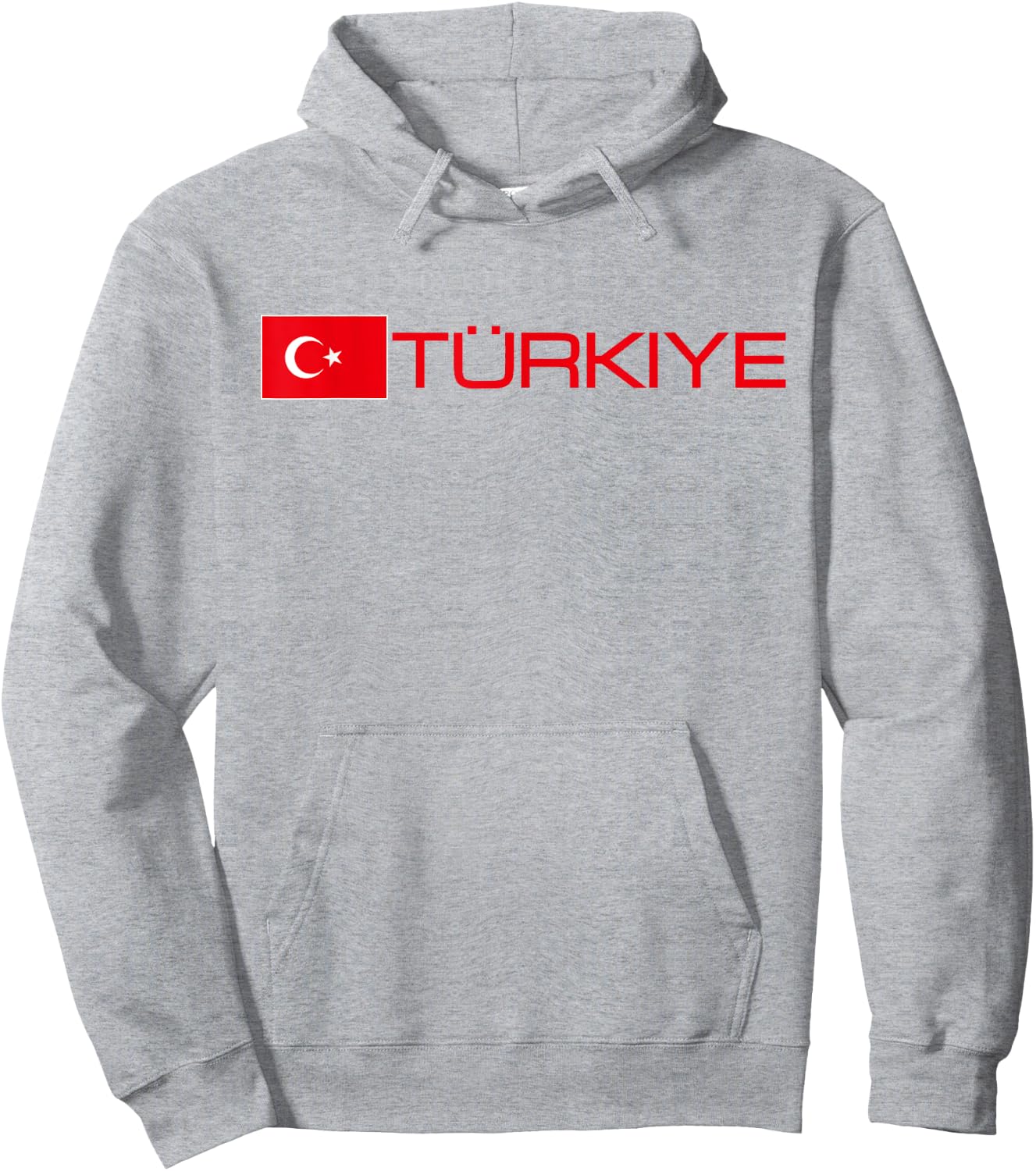 Turkiye Turkey Flag Turkish Banner Sports Jersey Style Hoodie - Hoodie | Ash