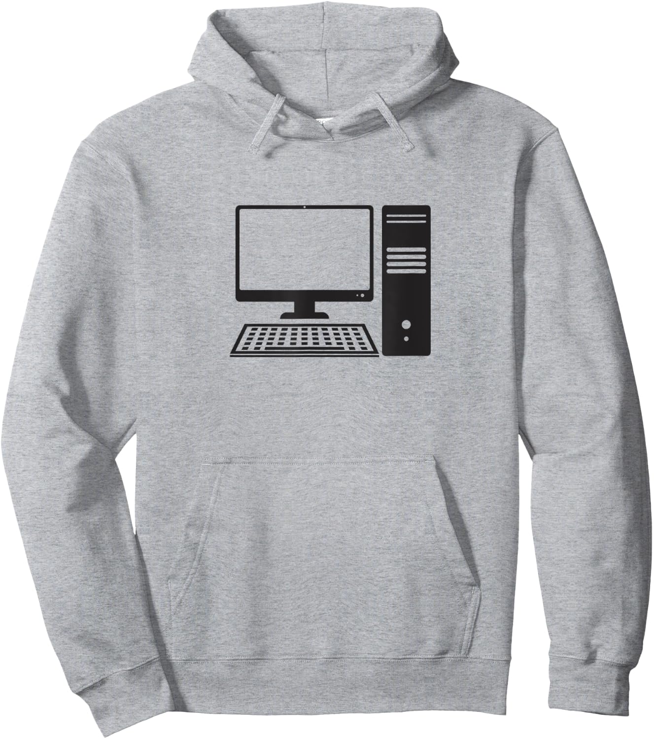 Desktop Computer Hoodie - Hoodie | Ash