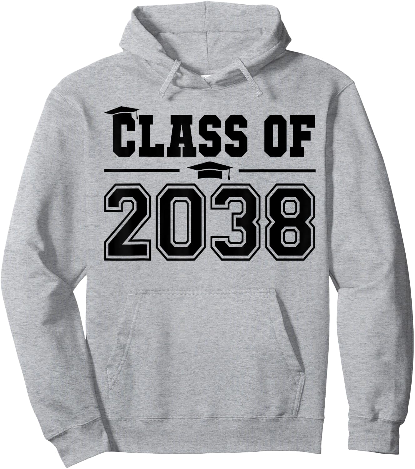 Class of 2038 Grow With Me First Day of School Graduation Hoodie - Hoodie | Ash