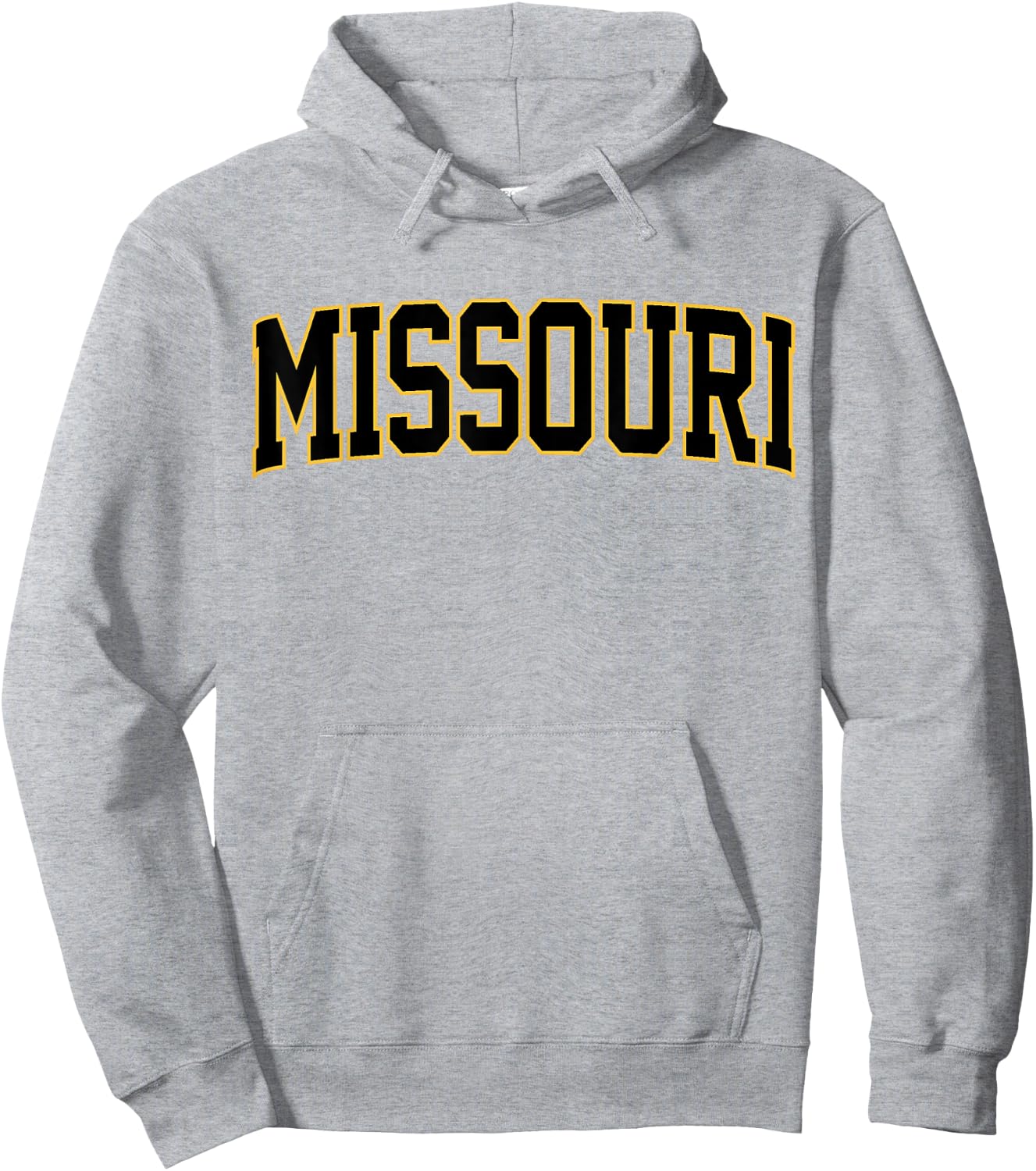 Retro Missouri Vintage Missouri Black Throwback Souvenir Hoodie - Hoodie | Ash