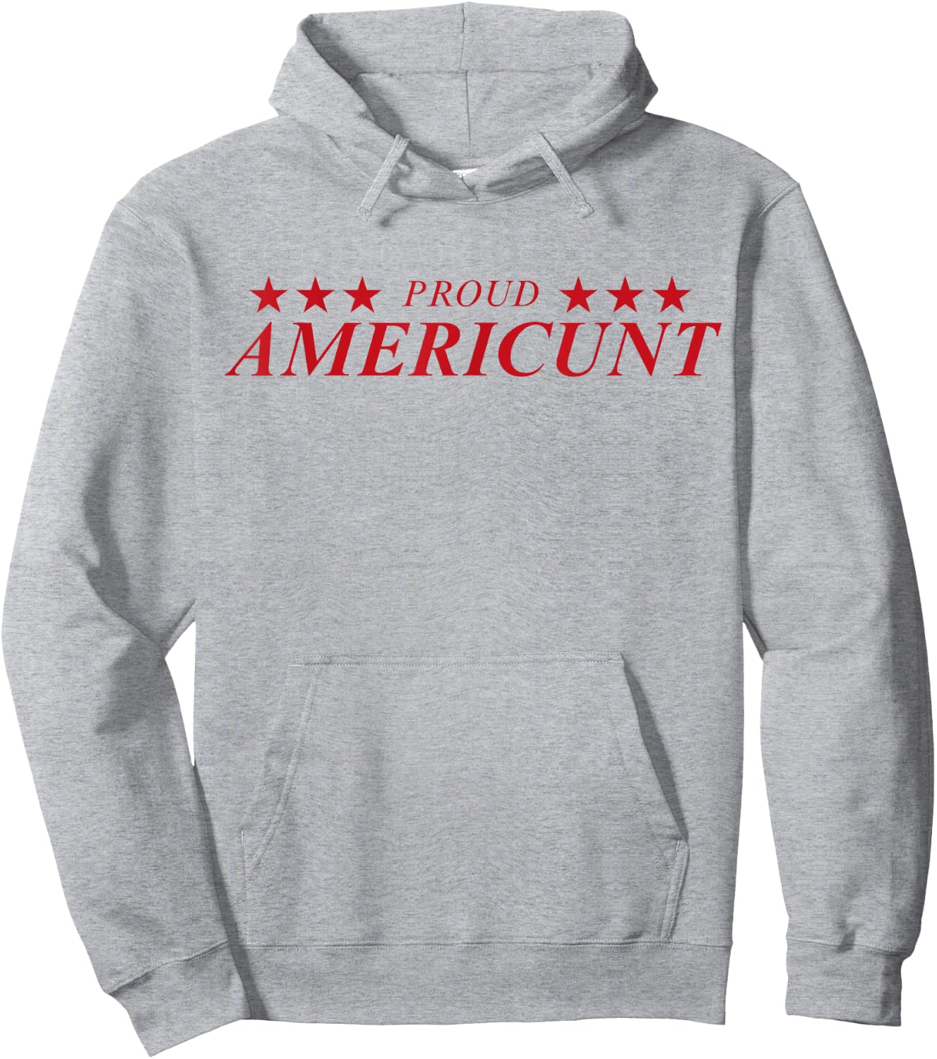 Proud Americunt Hoodie - Hoodie | Ash