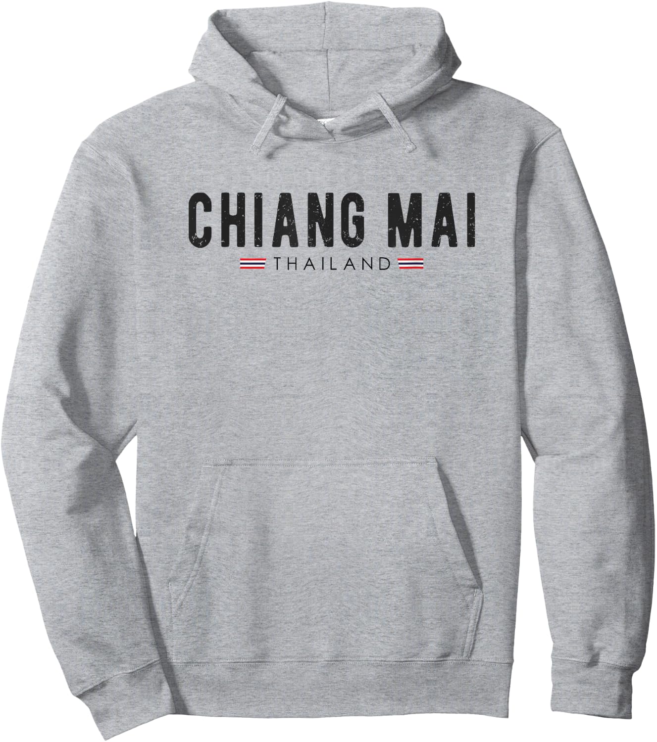 Vintage Chiang Mai Thailand Vacation | Thailand Lover Hoodie - Hoodie | Ash