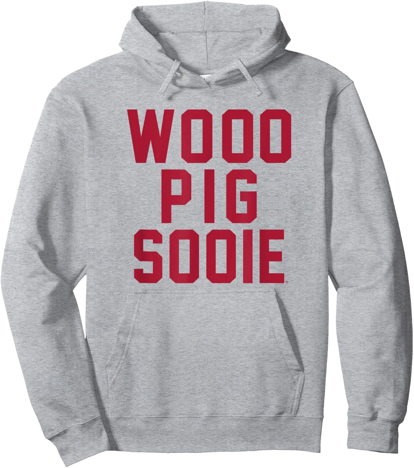 University of Arkansas Razorbacks Wooo Pig Sooie Hoodie - Hoodie | Ash
