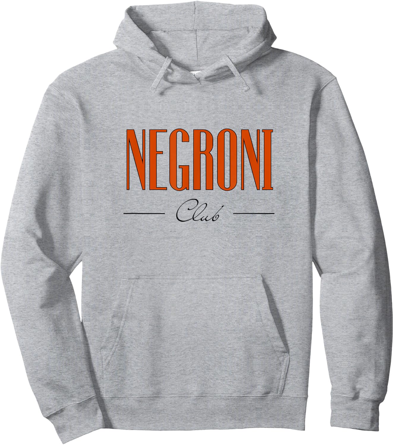 Negroni Club | Classic Gin Vermouth Cocktail Drink & Team Hoodie - Hoodie | Ash