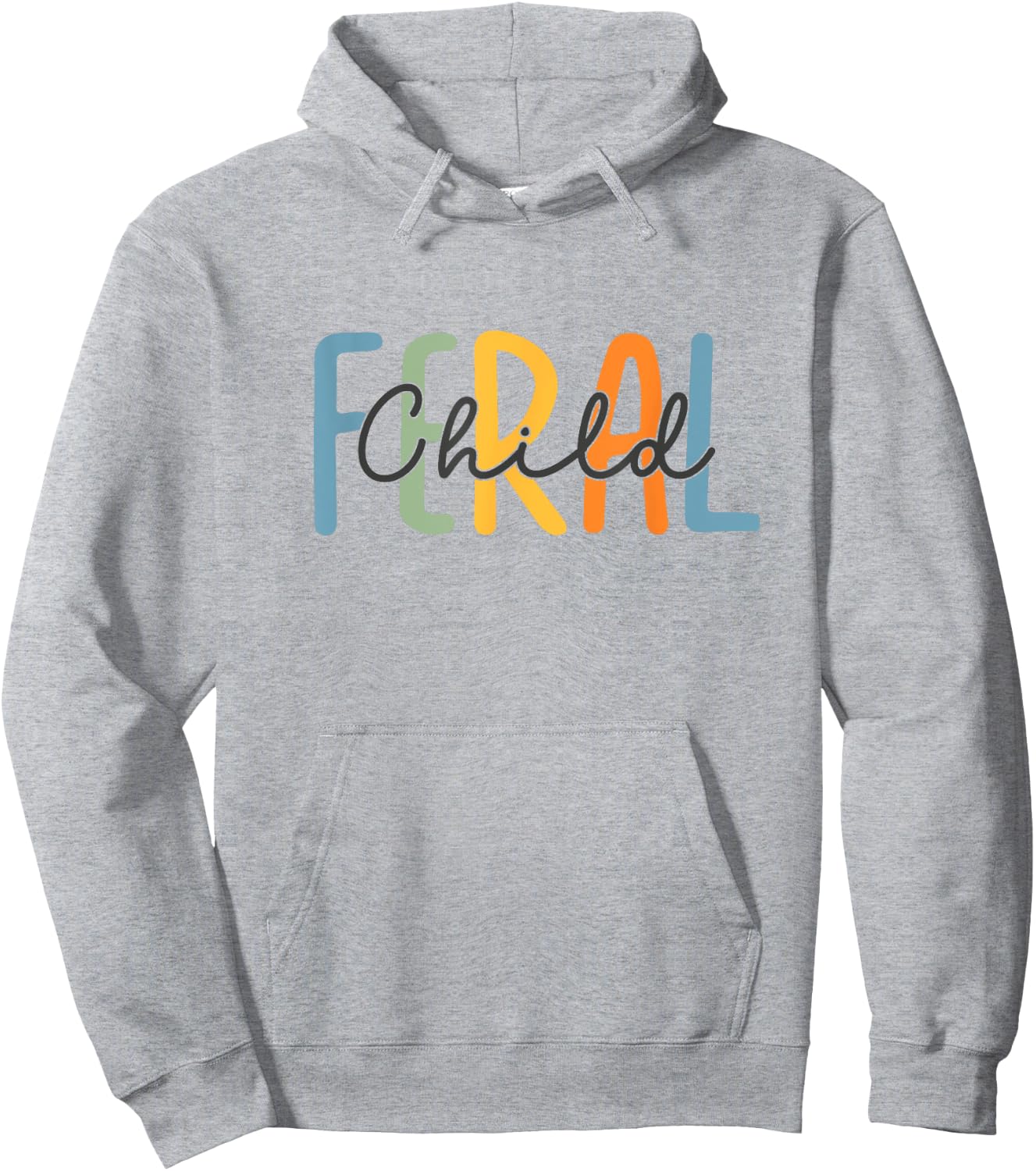 Vintage Feral Child Toddler Feral Girl Or Boy Flower Girl Hoodie - Hoodie | Ash