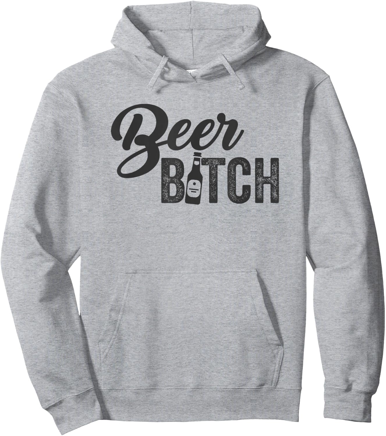 Beer Bitch Craft Brew Pub Micro Brew Ale Drinking Meme Hoodie - Hoodie | Ash