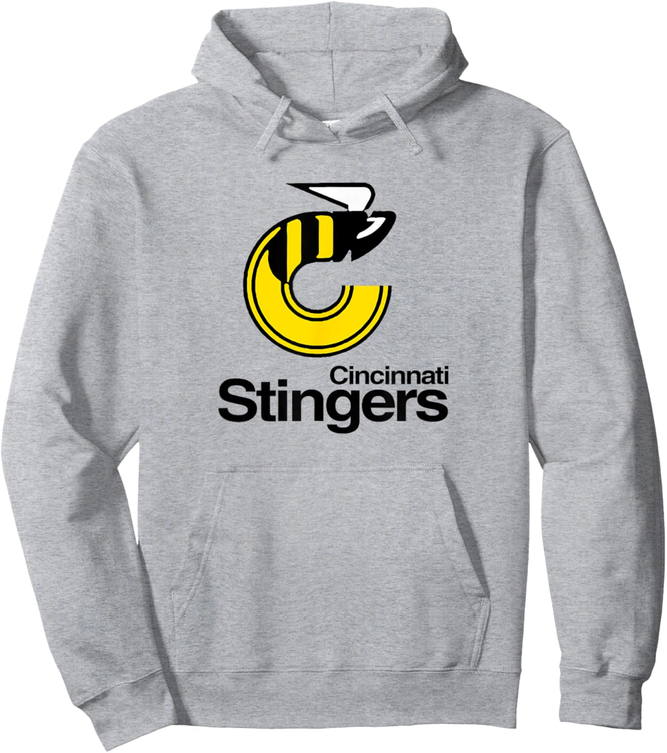 Retro Hockey WHA Cincinnati Stingers Hockey Team 70s Hoodie - Hoodie | Ash