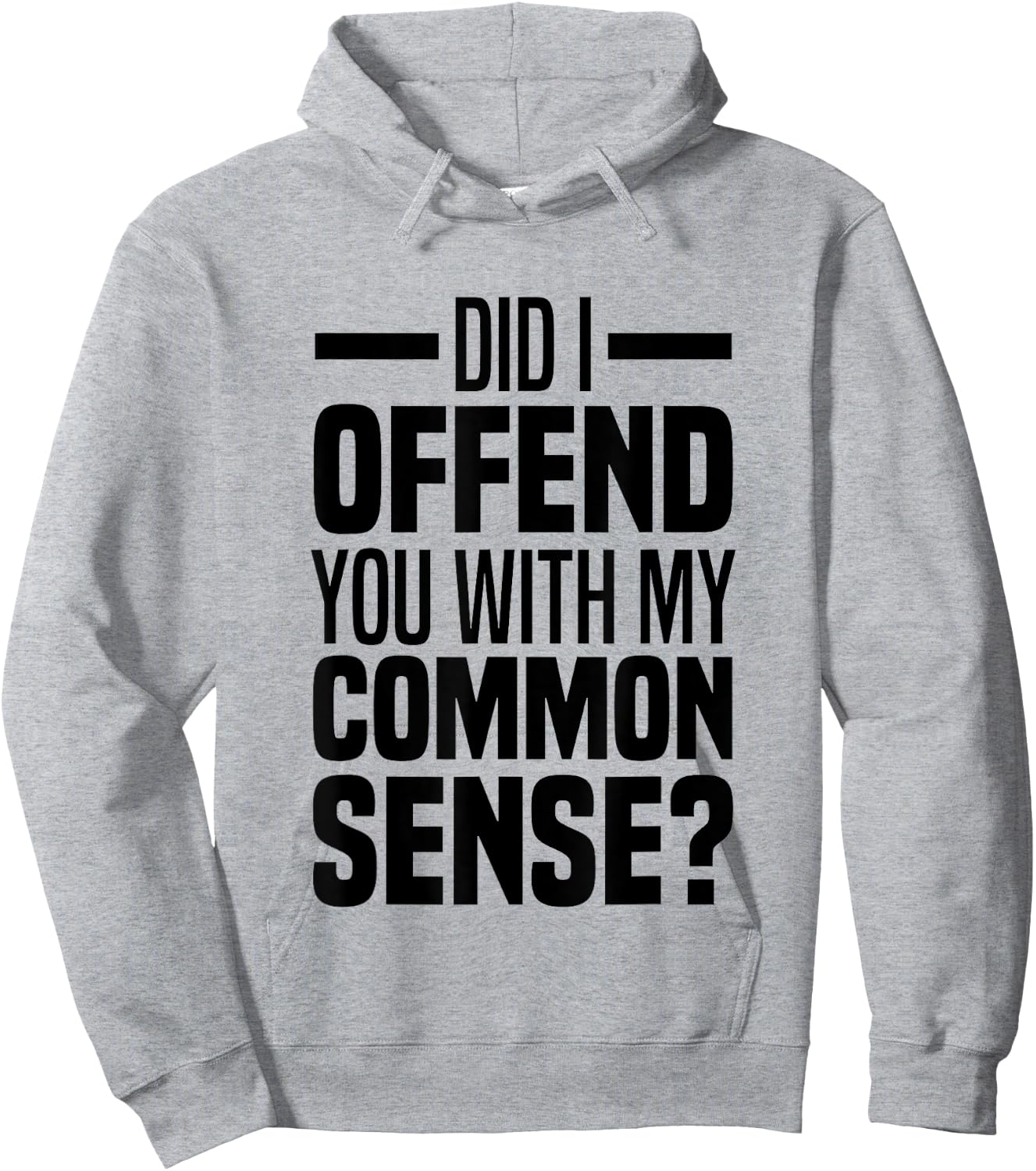 Did I Offend You With My Common Sense Quote Saying Funny Hoodie - Hoodie | Ash
